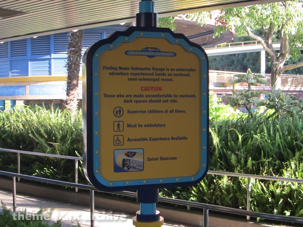 Finding Nemo Submarine Voyage at Disney California Adventure