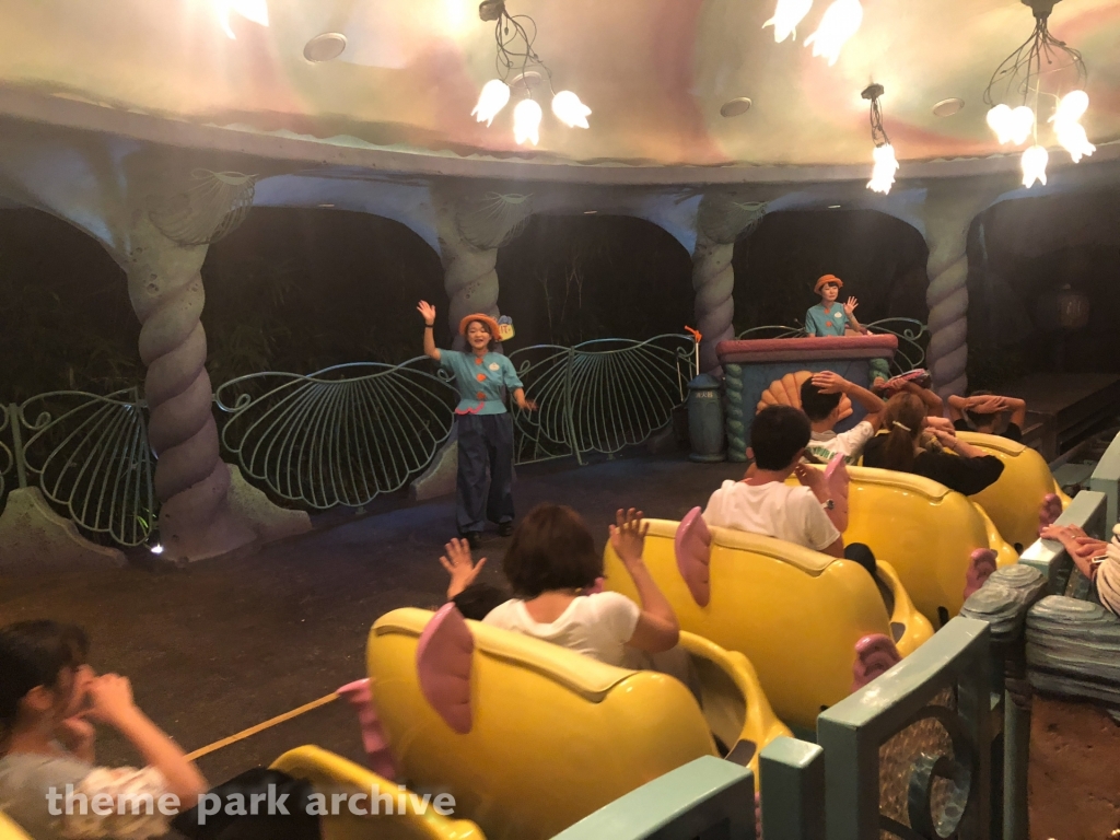 Flounder's Flying Fish Coaster at Tokyo Disney Resort