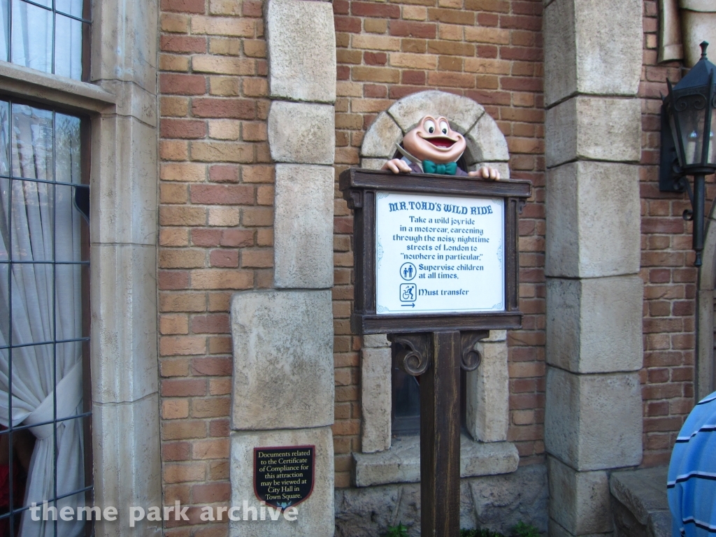Mr. Toad's Wild Ride at Disney California Adventure
