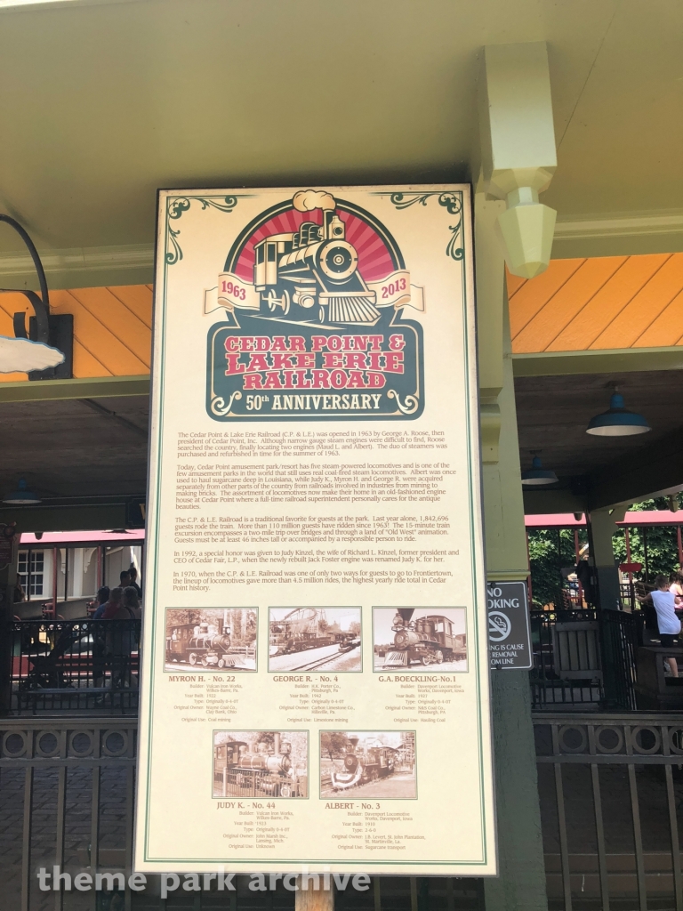 CP & LE Railroad at Cedar Point