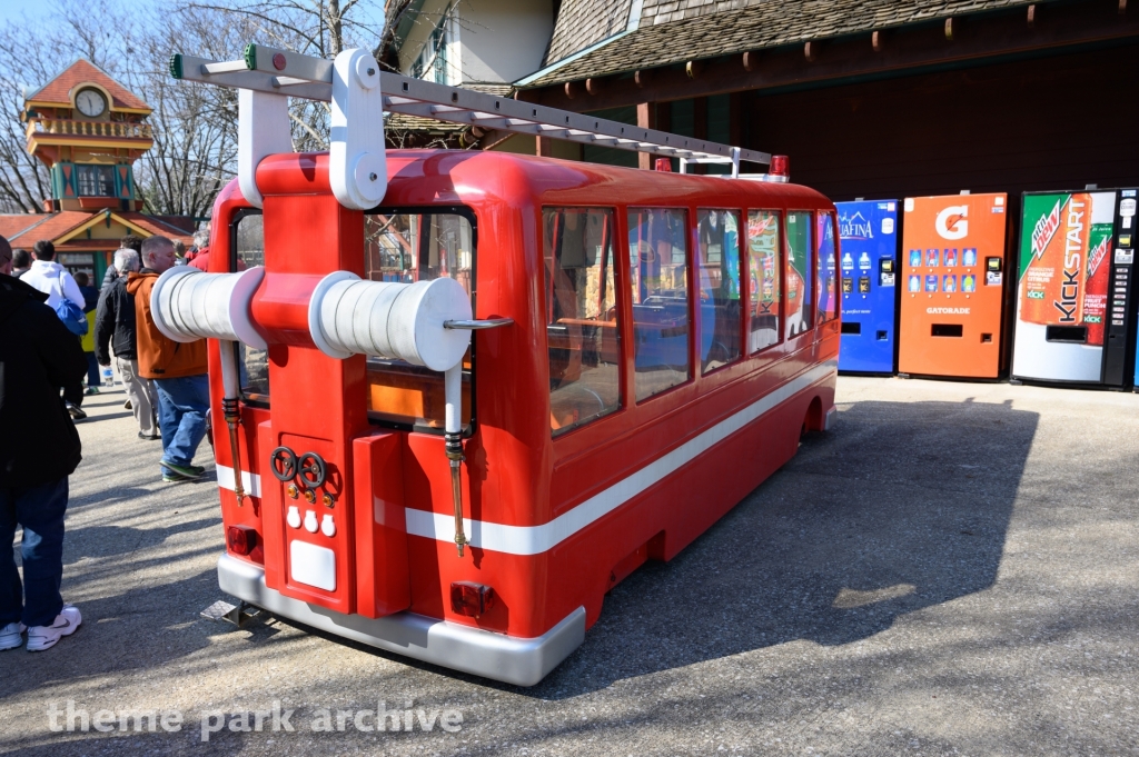 Frightfully Funny Fire Engine at Kentucky Kingdom