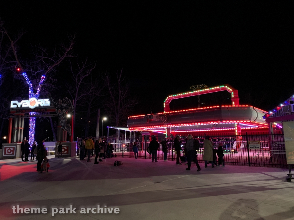 Cyborg Cyber Spin at Six Flags Great Adventure