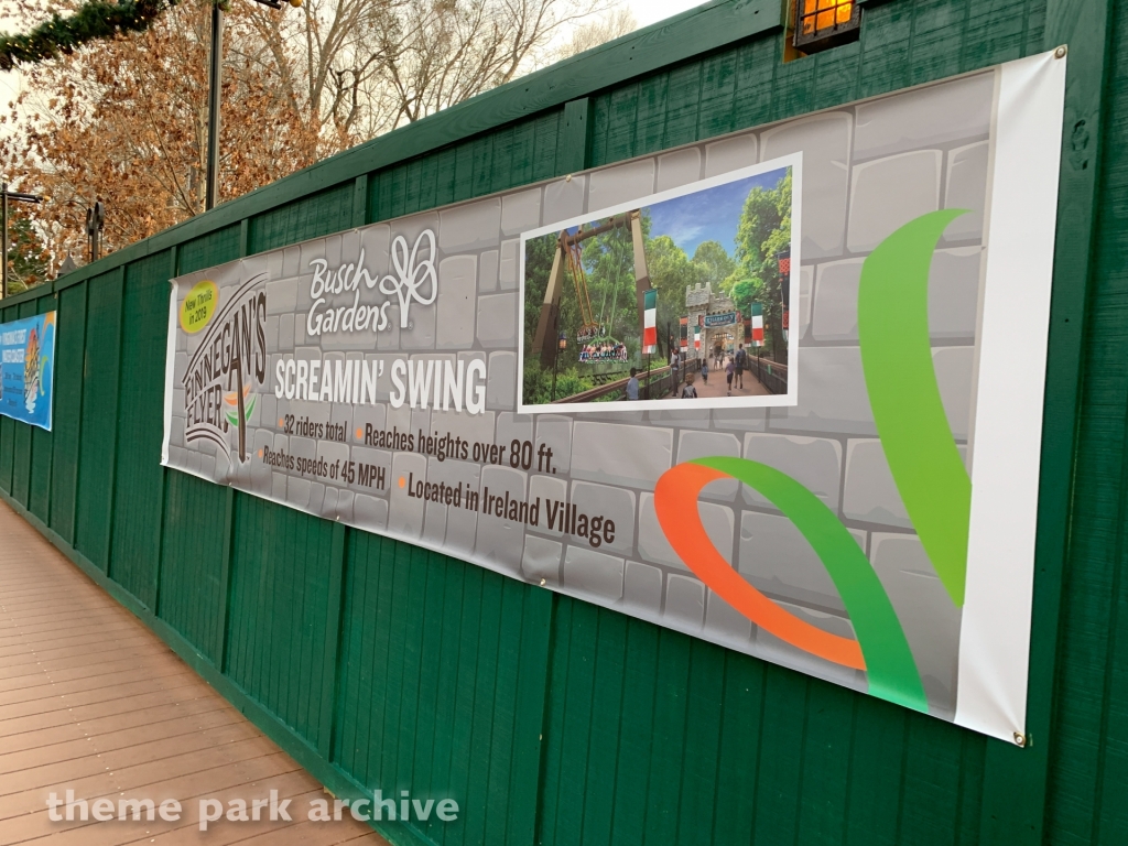 Finnegan's Flyer at Busch Gardens Williamsburg