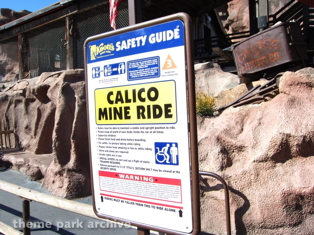 Calico Mine Ride at Knott's Berry Farm