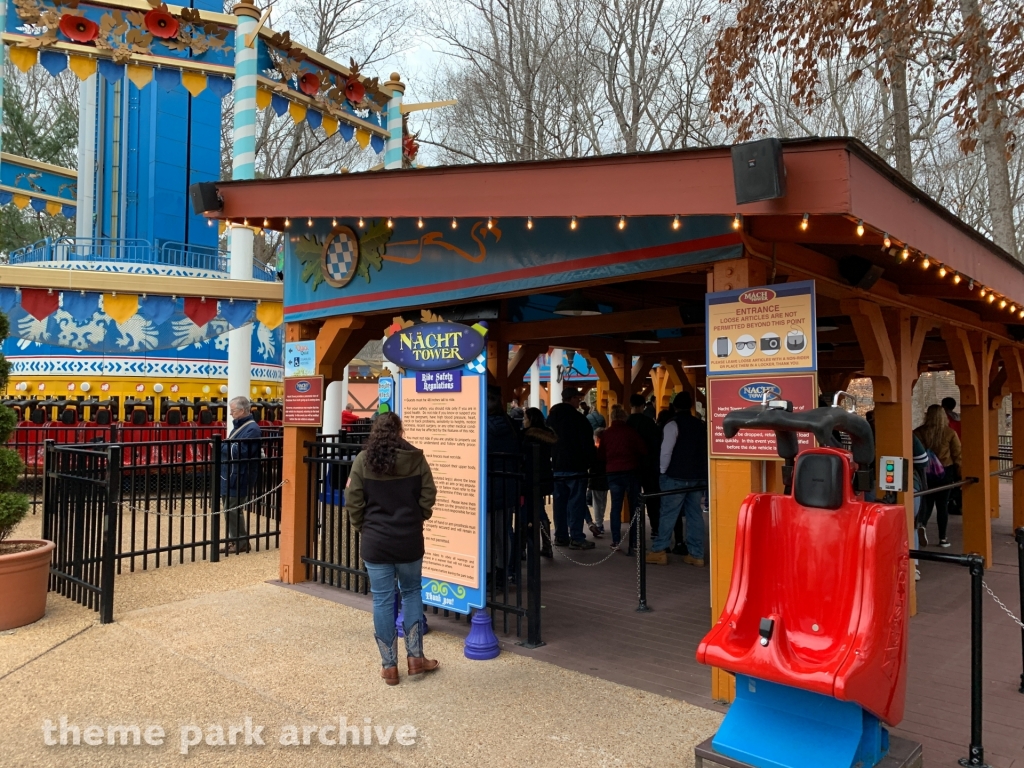 Mach Tower at Busch Gardens Williamsburg