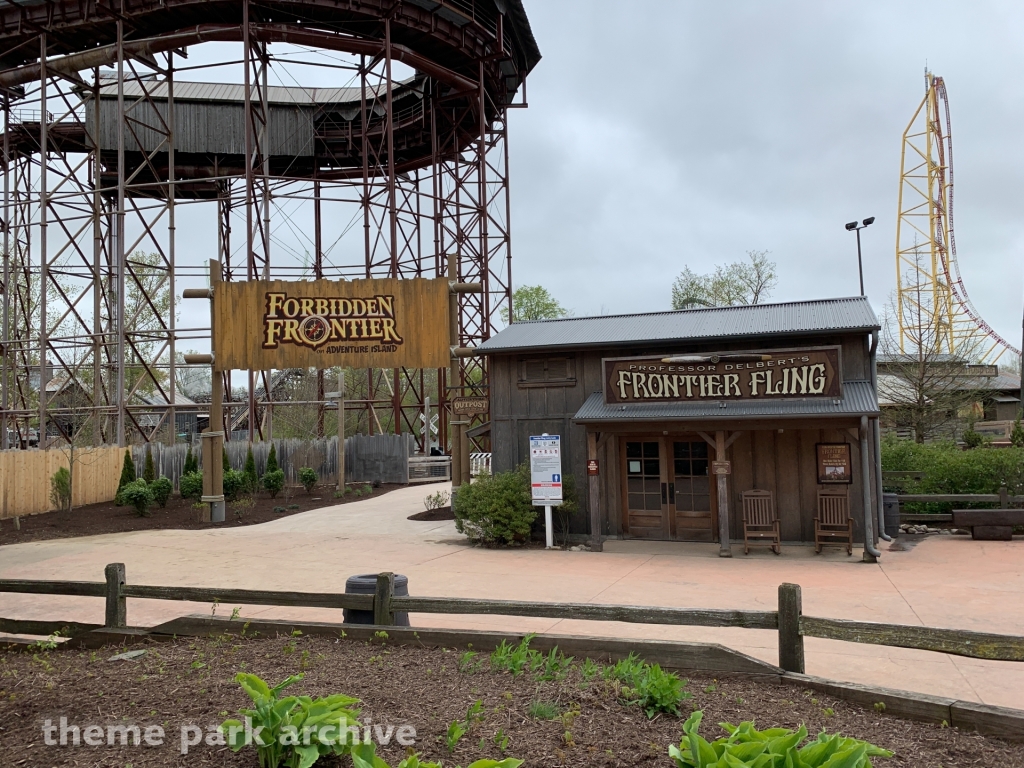 Forbidden Frontier on Adventure Island at Cedar Point