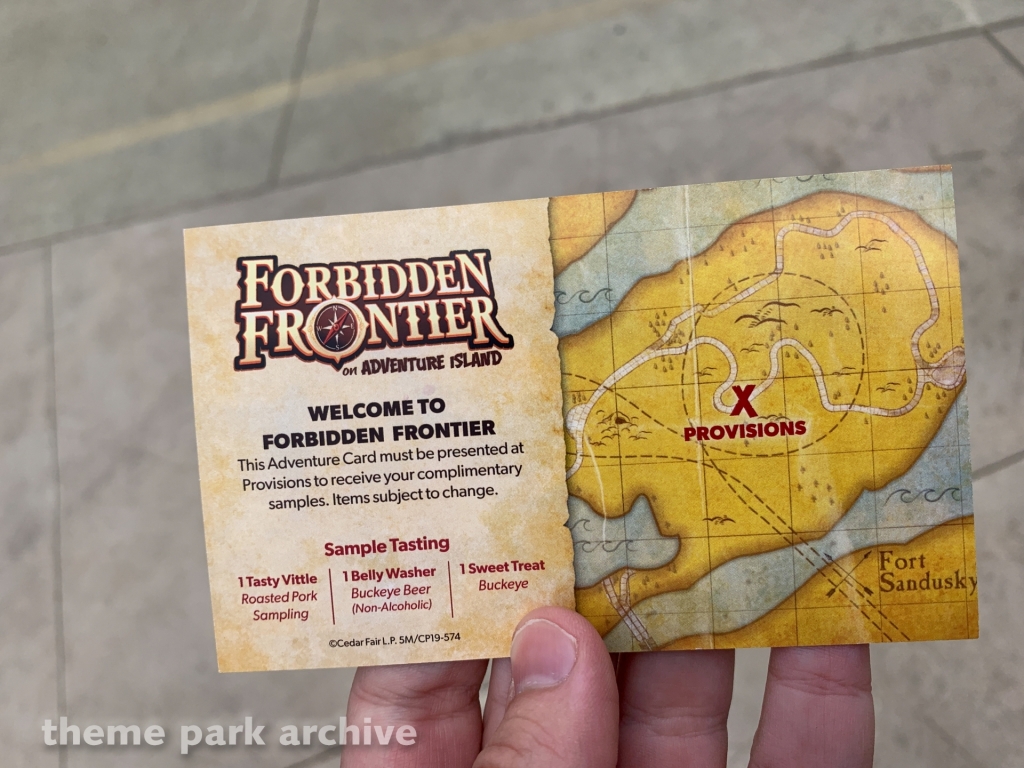 Forbidden Frontier on Adventure Island at Cedar Point