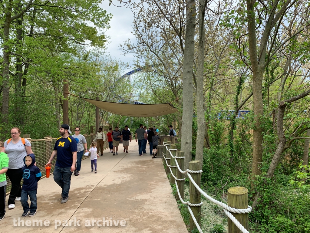Forbidden Frontier on Adventure Island at Cedar Point