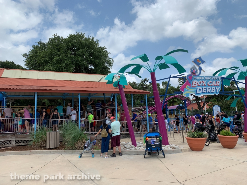 Super Grover's Box Car Derby at SeaWorld San Antonio
