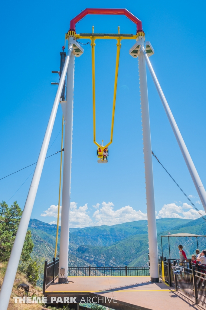 Giant Canyon Swing at Glenwood Caverns Adventure Park