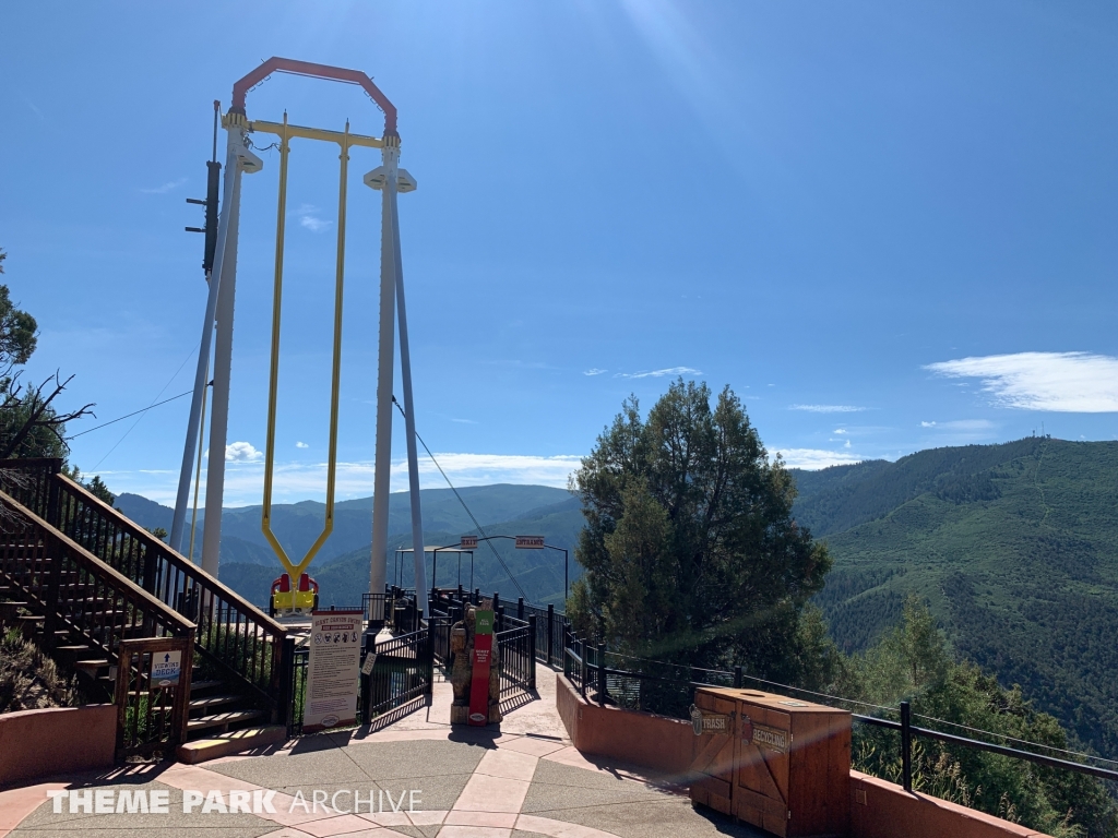 Giant Canyon Swing at Glenwood Caverns Adventure Park