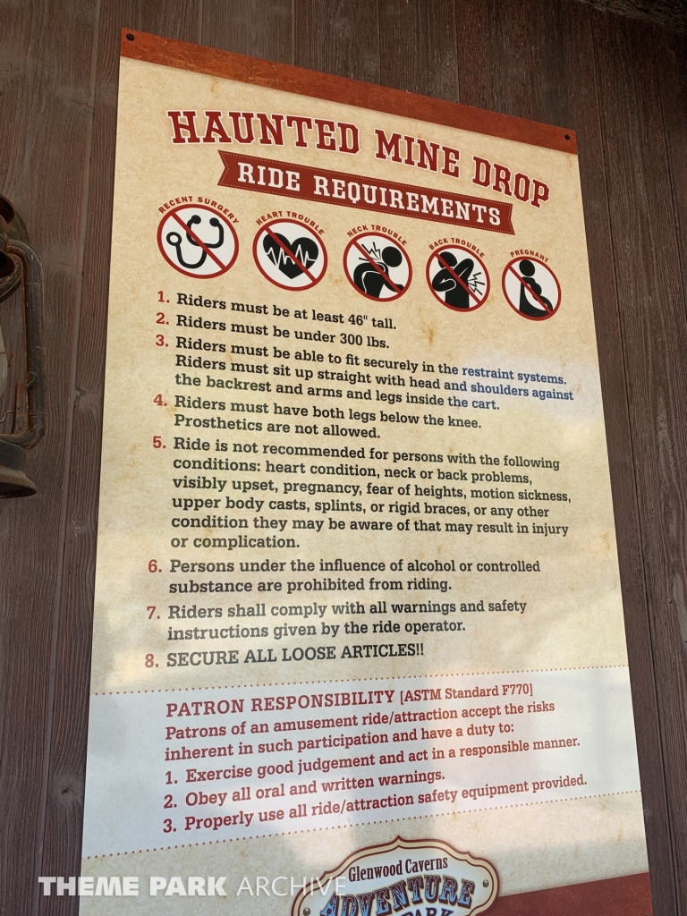 Haunted Mine Drop at Glenwood Caverns Adventure Park