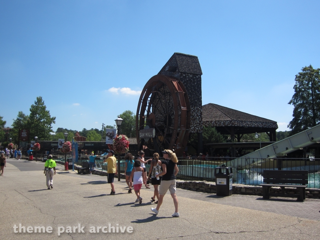 Saw Mill Log Flume at Six Flags Great Adventure