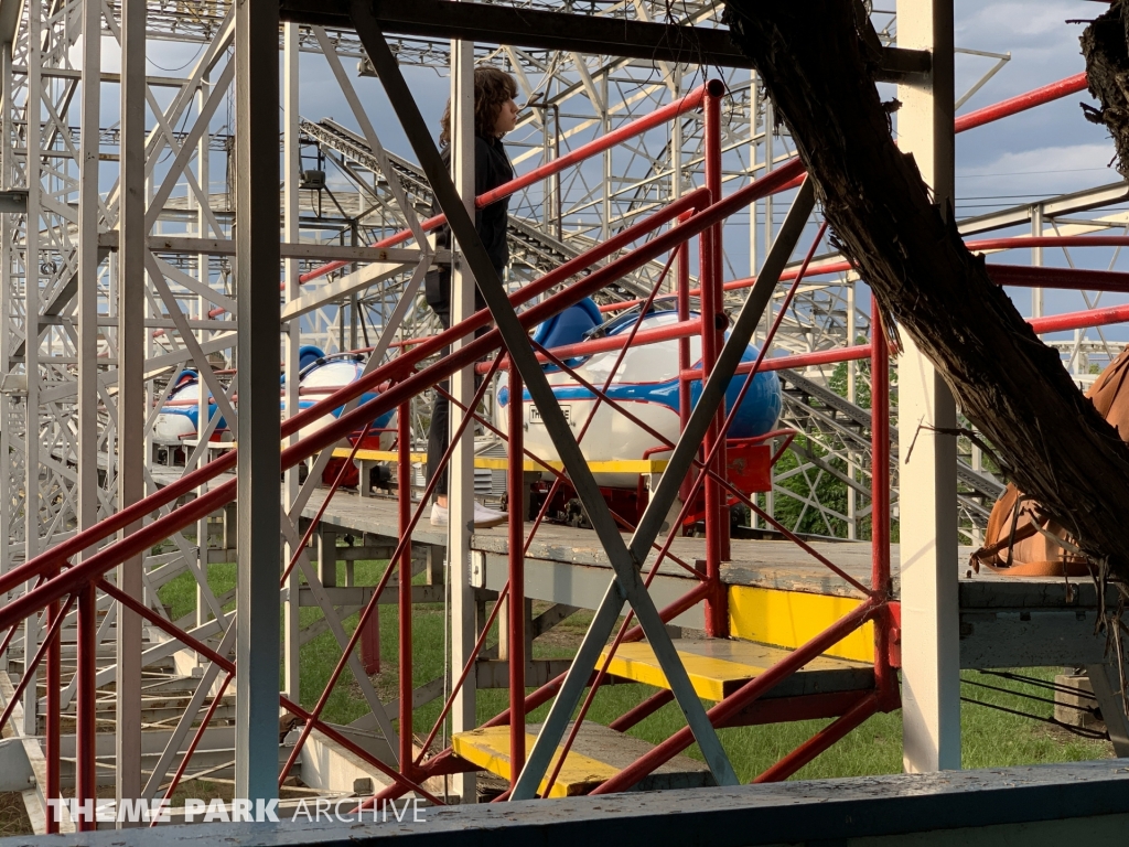 Wild Chipmunk at Lakeside Amusement Park