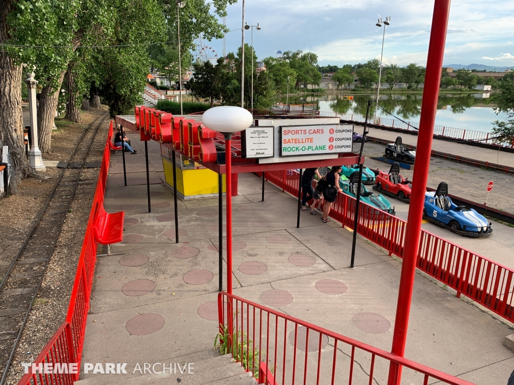 Sports Cars at Lakeside Amusement Park