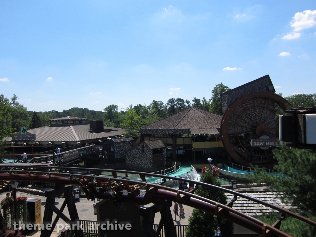 Saw Mill Log Flume at Six Flags Great Adventure