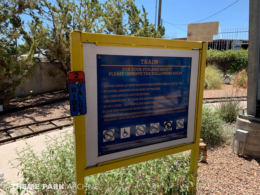 Train at Cliff's Amusement Park