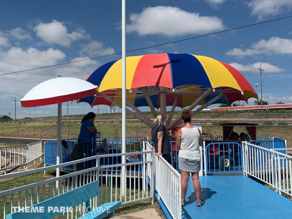 The Umbrella Cars at Wonderland Amusement Park