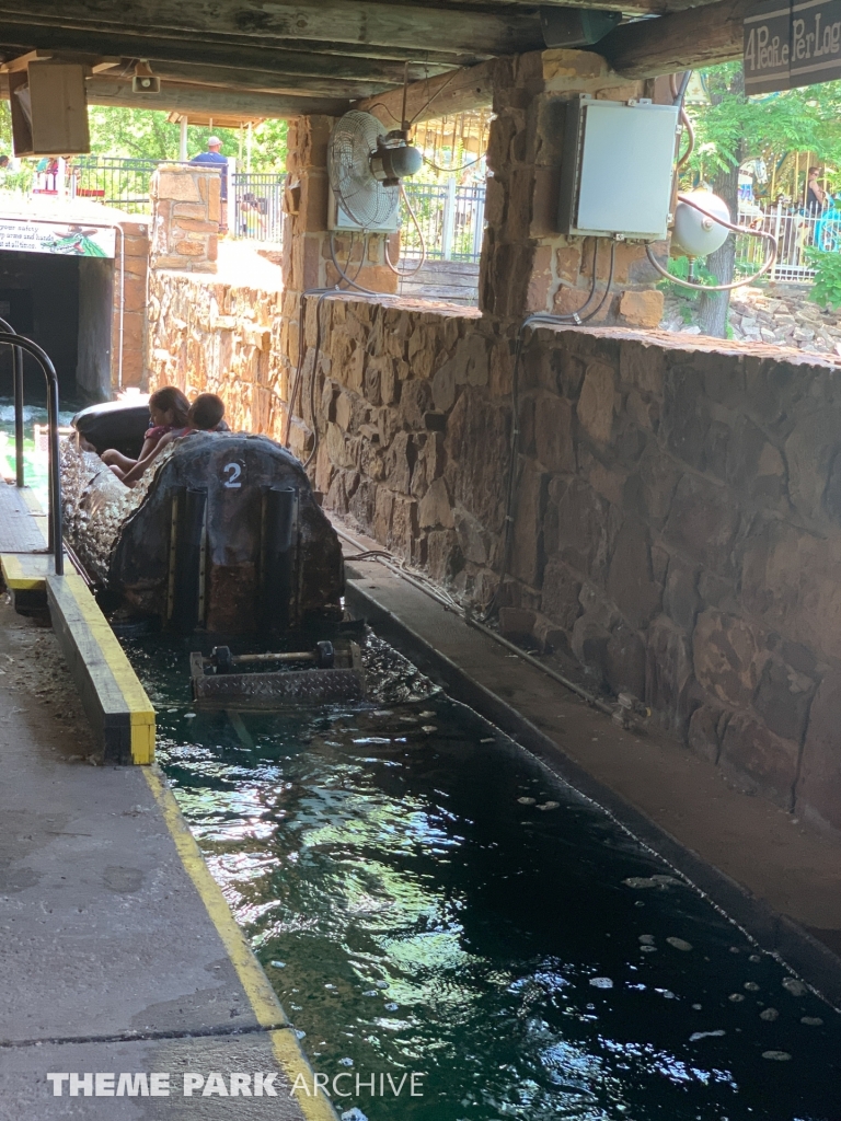 Mystery River Log Flume at Frontier City