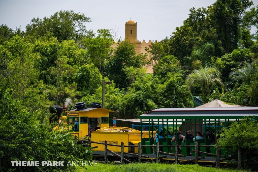 Train at Busch Gardens Tampa