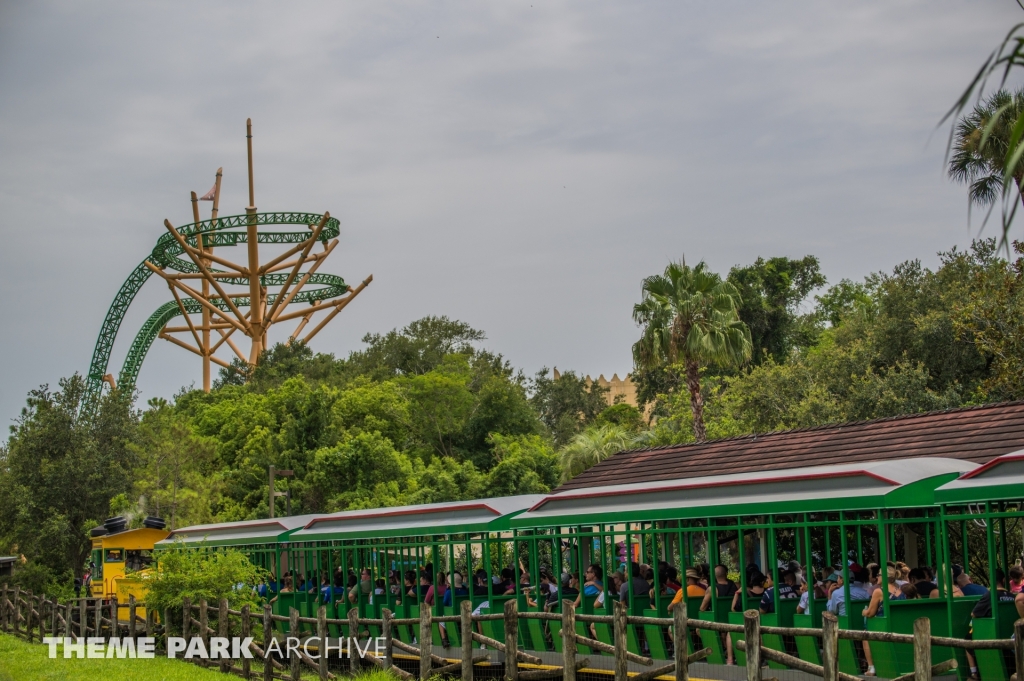 Train at Busch Gardens Tampa