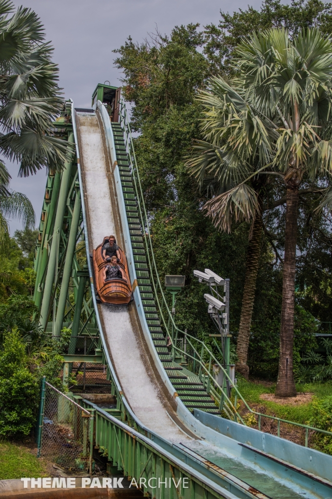Stanley Falls Flume at Busch Gardens Tampa