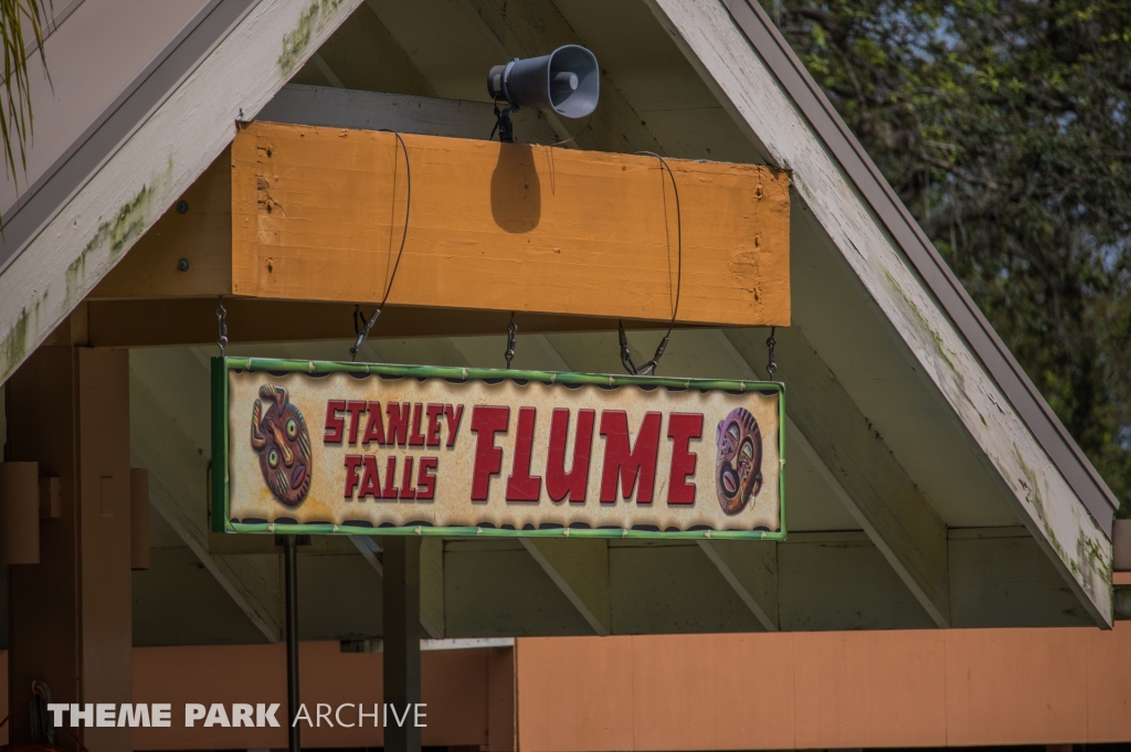 Stanley Falls Flume at Busch Gardens Tampa