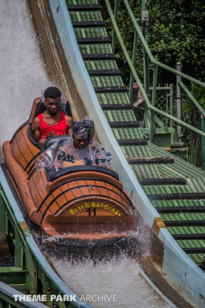 Stanley Falls Flume at Busch Gardens Tampa