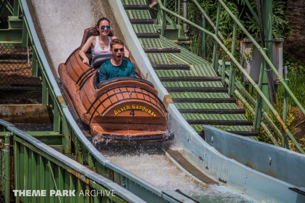 Stanley Falls Flume at Busch Gardens Tampa