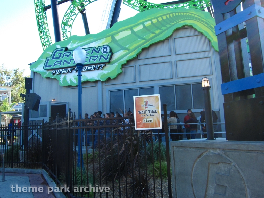 Green Lantern: First Flight at Six Flags Magic Mountain