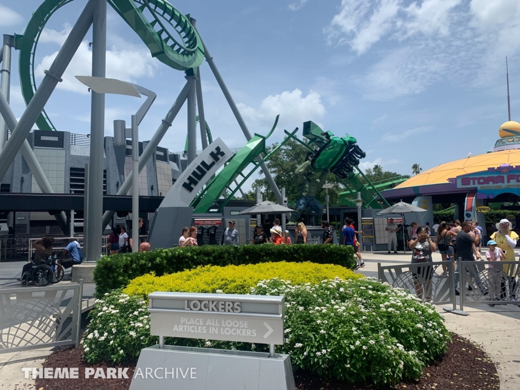The Incredible Hulk Coaster at Universal Islands of Adventure