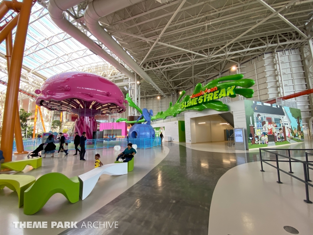 Nickelodeon Slime Streak at Nickelodeon Universe at American Dream