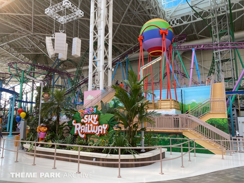 Dora's Sky Railway at Nickelodeon Universe at American Dream