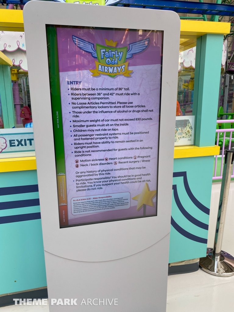 Fairly Odd Airways at Nickelodeon Universe at American Dream