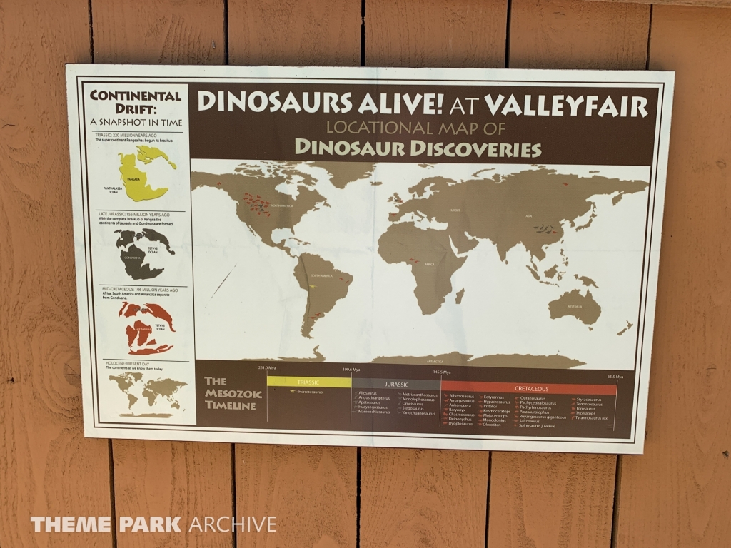 Dinosaurs Alive at Valleyfair