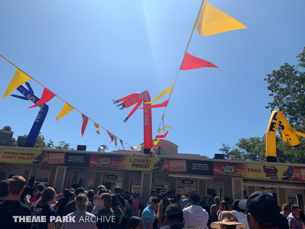 Entrance at Six Flags Great Adventure