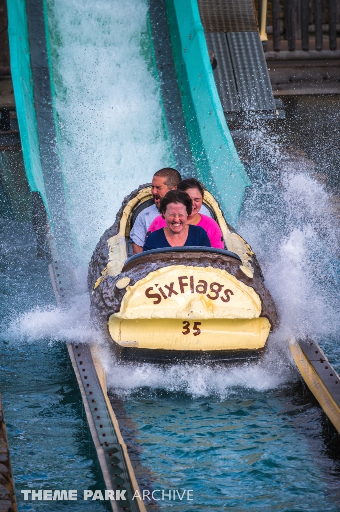 Saw Mill Log Flume at Six Flags Great Adventure