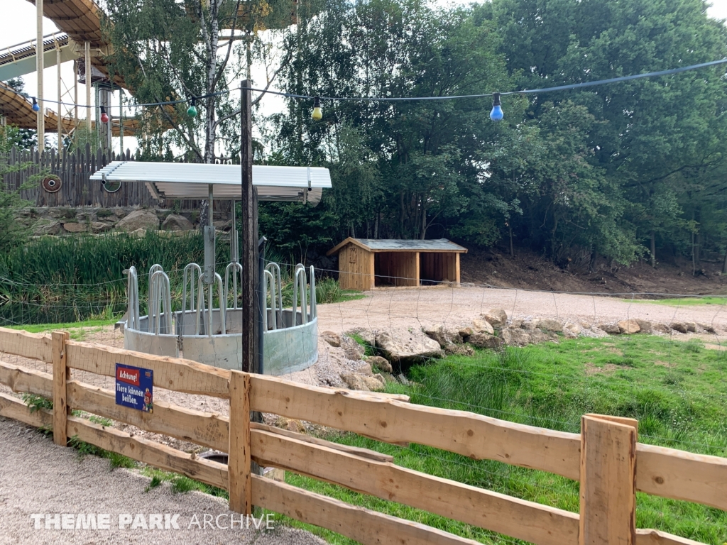 Eselgehege at Freizeitpark Plohn