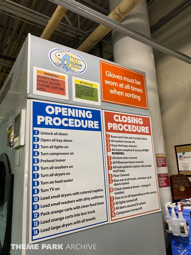 Linen Services at Cedar Point