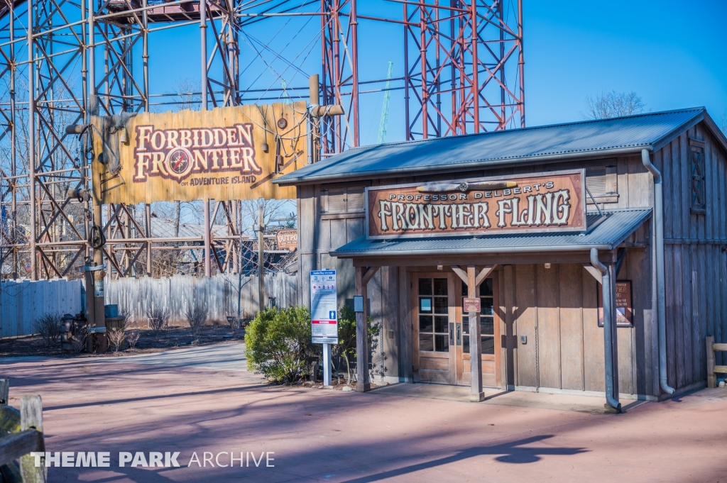 Forbidden Frontier on Adventure Island at Cedar Point