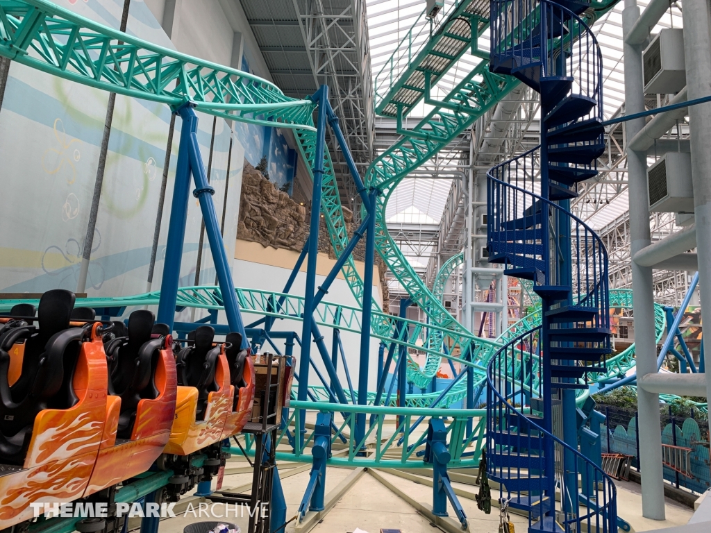 SpongeBob SquarePants Rock Bottom Plunge at Nickelodeon Universe at Mall of America