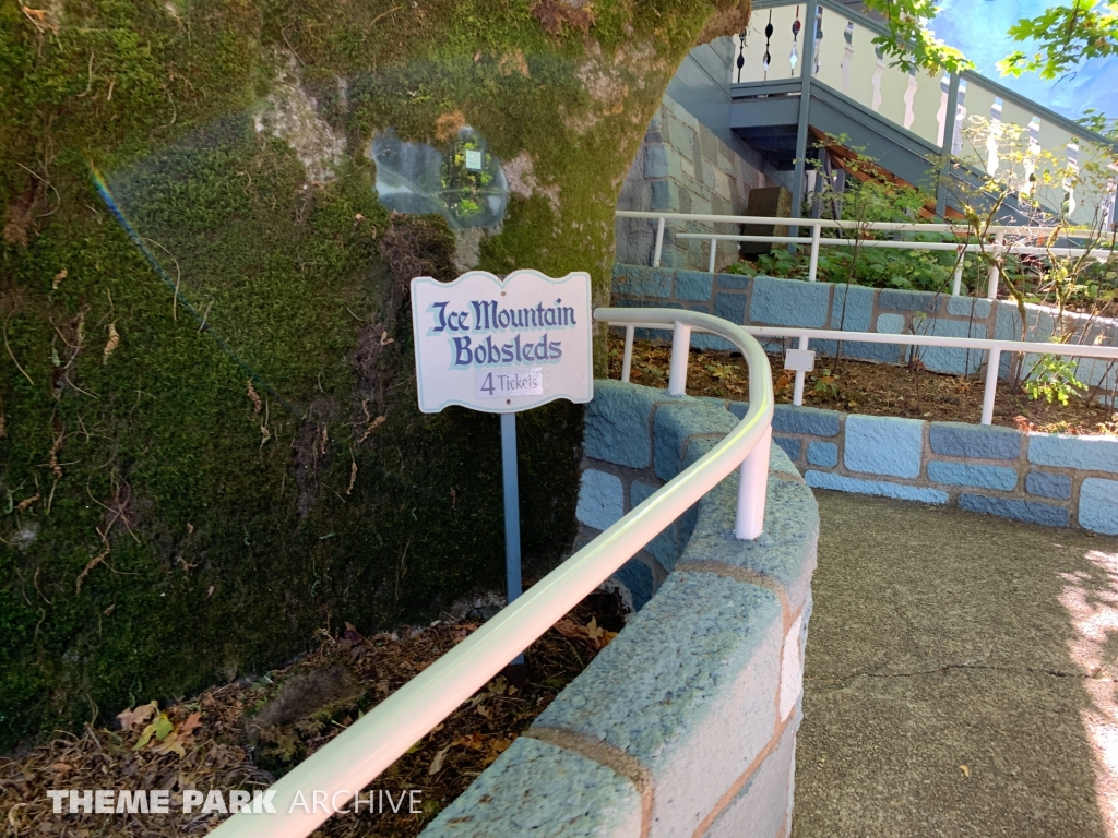 Ice Mountain Bobsled Roller Coaster at Enchanted Forest