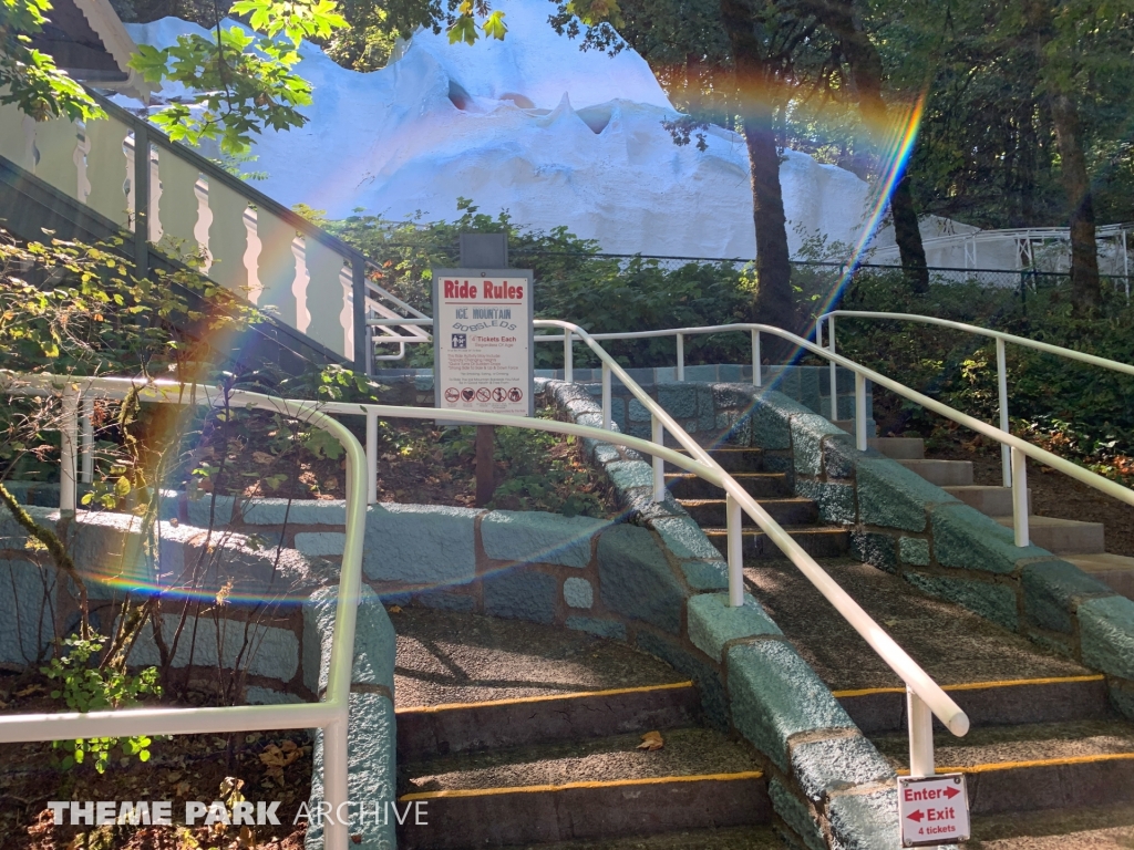 Ice Mountain Bobsled Roller Coaster at Enchanted Forest