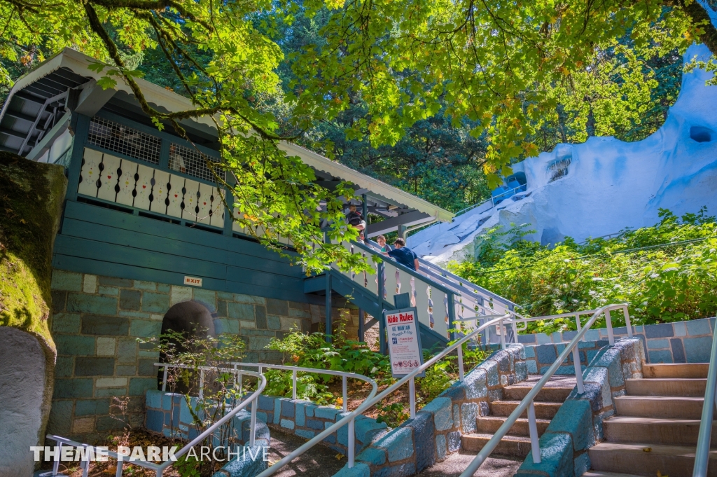 Ice Mountain Bobsled Roller Coaster at Enchanted Forest