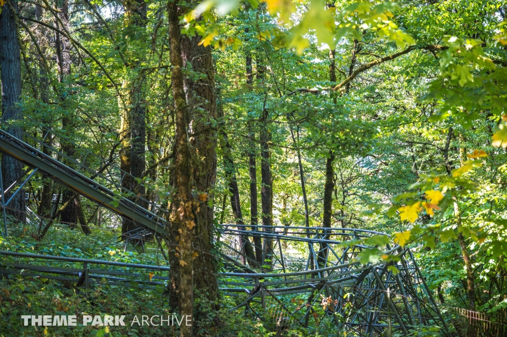 Ice Mountain Bobsled Roller Coaster at Enchanted Forest
