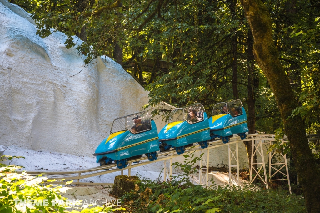 Ice Mountain Bobsled Roller Coaster at Enchanted Forest