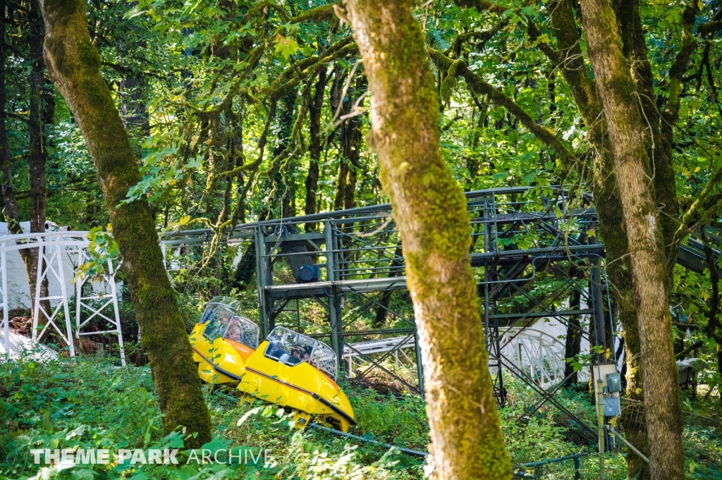 Ice Mountain Bobsled Roller Coaster at Enchanted Forest