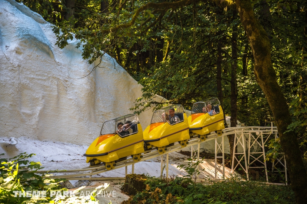 Ice Mountain Bobsled Roller Coaster at Enchanted Forest