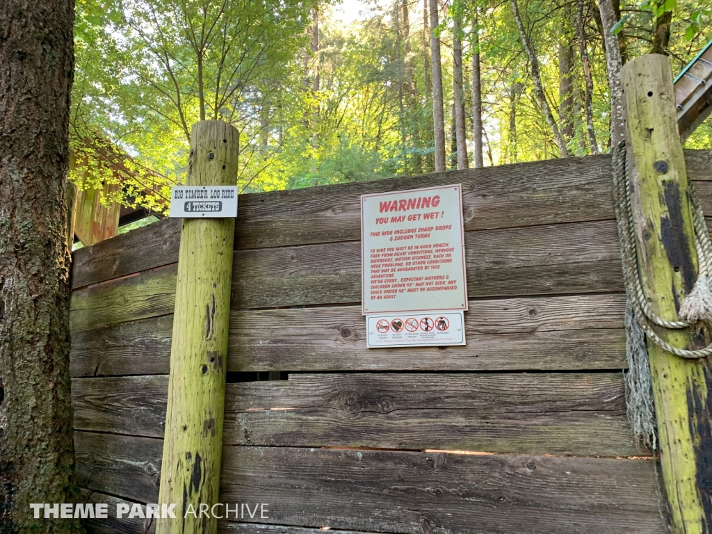 Big Timber Log Ride at Enchanted Forest
