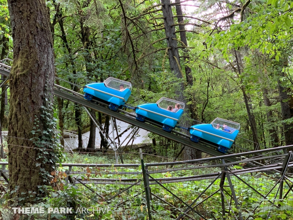 Ice Mountain Bobsled Roller Coaster at Enchanted Forest